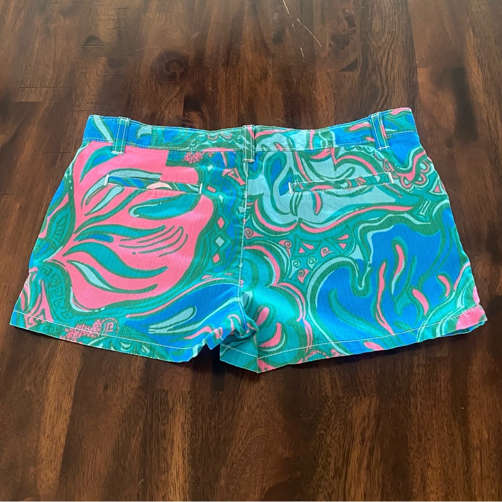 Lilly Pulitzer Callahan Cheetah Girls Shorts - Picture 6 of 7